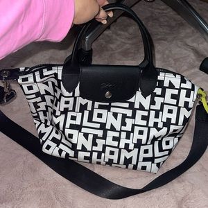 Longchamp Le Pliage Cuir S Top Handle Bag